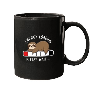 Discover Sleeping Sloth Battery Charging Bar Mugs