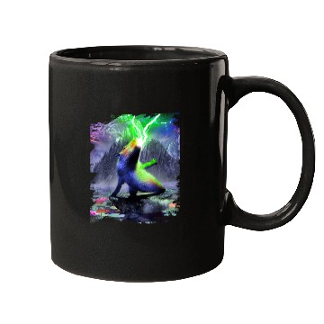 Discover Capybara Spewing Lightning Funny Mugs