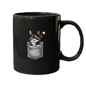 Discover Japanese Bobtail Cat In Pocket Mugs