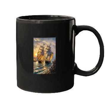 Discover Sailing into the Sunset Mugs