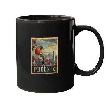 Discover Retro Phoenix Arizonna Mugs