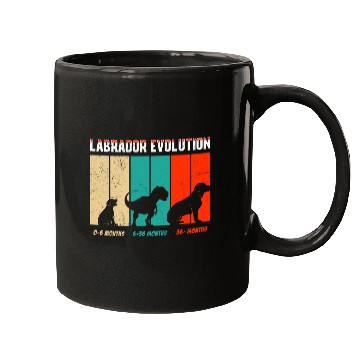 Discover Labrador EVOLUTION Labrador Lovers Funny Mugs