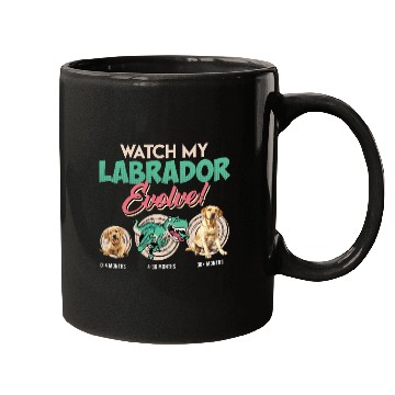 Discover Labrador Lover WATCH MY LABRADOR EVOLVE Mugs