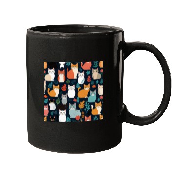 Discover Catty Camouflage Mugs