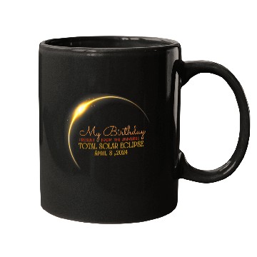 Discover Solar Eclipse Birthday Present Universe Mugs