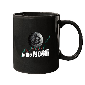 Discover Bitcoin Chart To The Moon Mugs