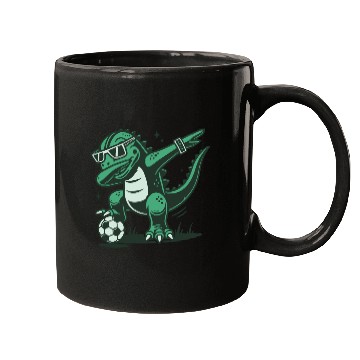 Discover green dinosaur Mugs