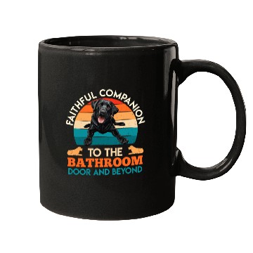 Discover Labrador FAITHFUL COMPANION to Bathroom Door Mugs
