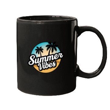 Discover Tropical Sunset Escape Mugs