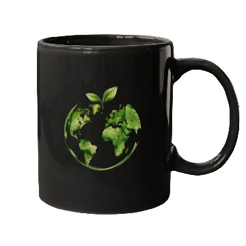 Discover Green Earth, Growing Future Mugs