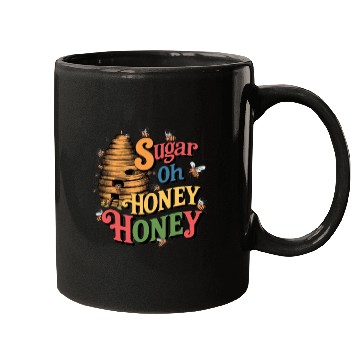 Discover Topography "Sugar Oh Honey Honey" Mugs