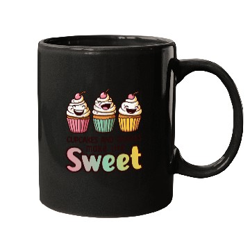 Discover Cupcakes and giggles make life sweet Mugs