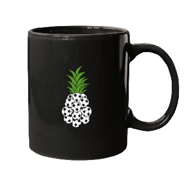 Discover PINEAPPLE SOCCER BALL Mugs