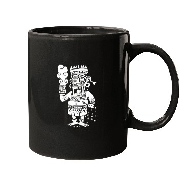 Discover Maya God Mayan Mythology Buluc Chabtan Mugs