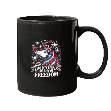 Discover Star-Spangled Unicorn with American Pride and Mugs