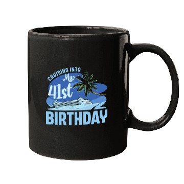 Discover Cruise Boat Trip Vacation Cruising Into My 41st Mugs