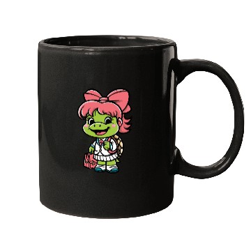Discover School Girl Turtle Mugs