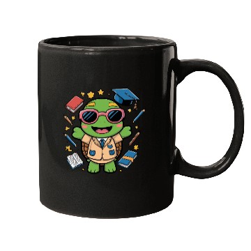 Discover School Boy Turtle Mugs