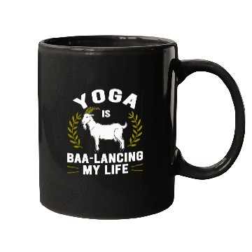 Discover Goat Yoga Balancing My Life Mugs