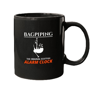 Discover Bagpipe Player Instrument Scottish Scotland Music Mugs