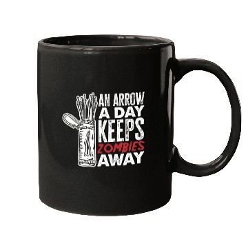 Discover Bow Arrow Zombie Archery Mugs