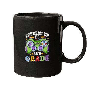 Discover Leveled Up To 2nd Grade Back To School Kids Mugs