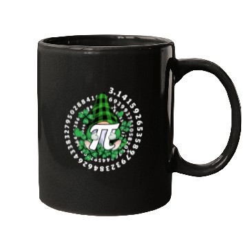 Discover Gnome Hold Shamrock Pi Day Math 314Gnomes Mugs