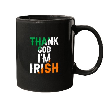 Discover St Patricks Thank God Im Irish Premium Mugs