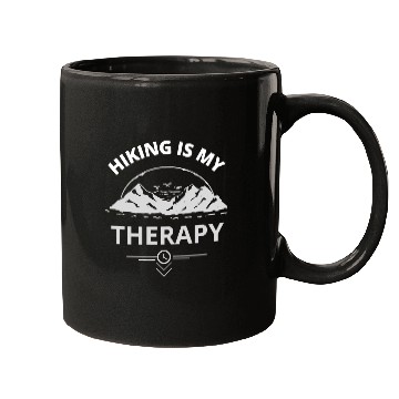 Discover Hiking Is My Therapy Mental Health Hiking Mugs