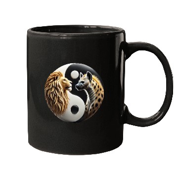 Discover Lion & Hyena - Yin-Yang Mugs