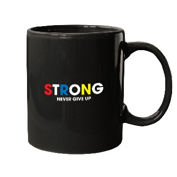 Discover strong never give up Mugs