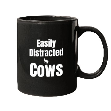 Discover Easily Distracted By Cows Cattle Farmer Hereford Mugs