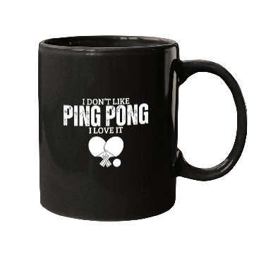 Discover I Love Ping Pong Funny Ping Pong Player Mugs