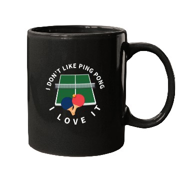 Discover I Love Ping Pong Funny Ping Pong Player Mugs