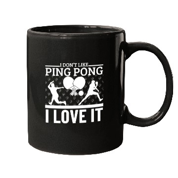Discover I Love Ping Pong Funny Ping Pong Player Mugs