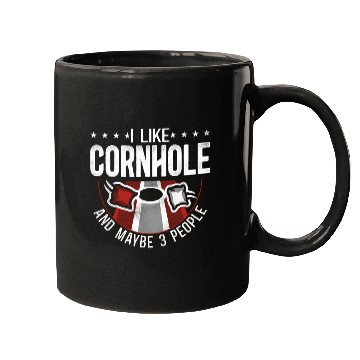 Discover Cornhole Team Bean Bag Player Mugs