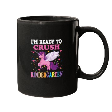 Discover Crush kindergarten dabbing unicorn back to school Mugs