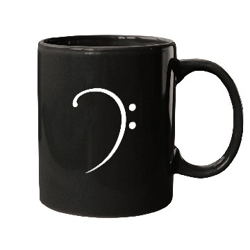Discover Music Bass Clef Note Cool Sound Symbol Two Points Mugs