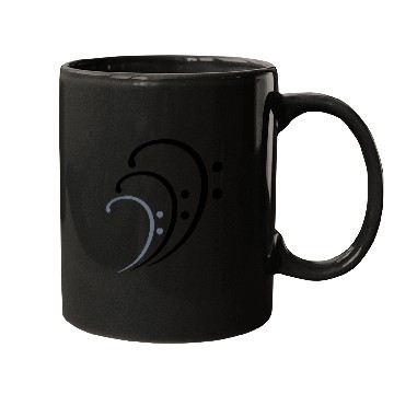 Discover Three Music Bass Clef Notes 3 Cool Sound Symbols Mugs