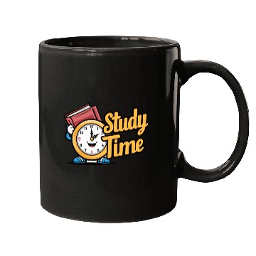Discover Study Time Clock Fun Desk Decor with Clock Mugs