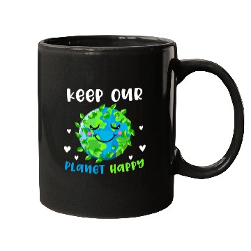 Discover keep Our Planet Happy Mugs