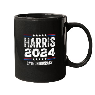 Discover Kamala Harris 2024 Save Democracy US Election Mugs
