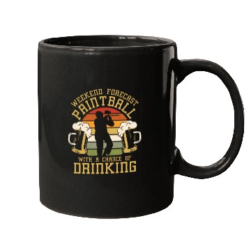 Discover Weekend Forecast Paintball Paintball Tactical Pla Mugs