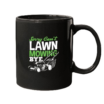 Discover Landscaper Gardener Lawn Mowing Bye Mugs