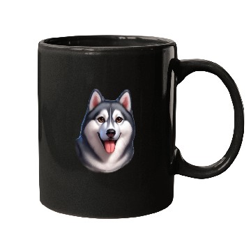 Discover I love my Husky. Funny Husky. Mugs