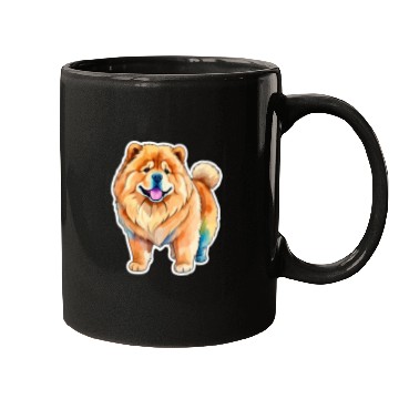 Discover Chow Chow Watercolor Mugs