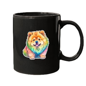 Discover Chow Chow Watercolor Mugs