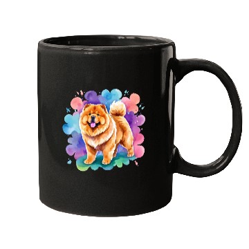 Discover Chow Chow Watercolor Mugs