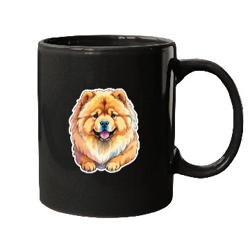 Discover Chow Chow Watercolor Mugs