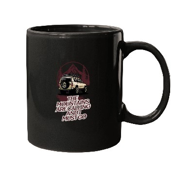 Discover the mountains are calling and i must go Mugs